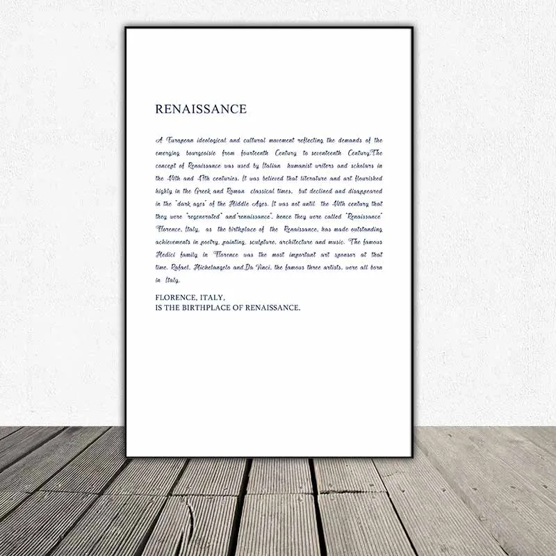 Tranh tượng thạch cao và hình trừu tượng kết hợp văn bản