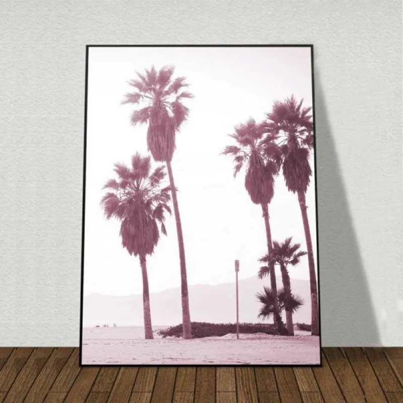 Tranh Scandinavia phong cảnh biển, cô gái