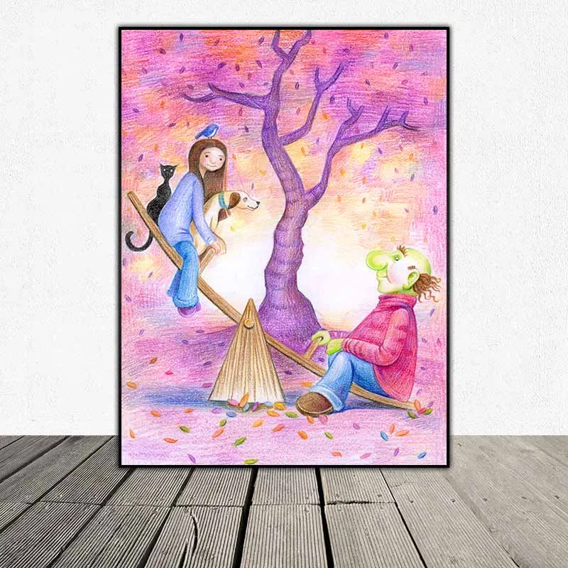 Tranh in màu sáp trẻ em