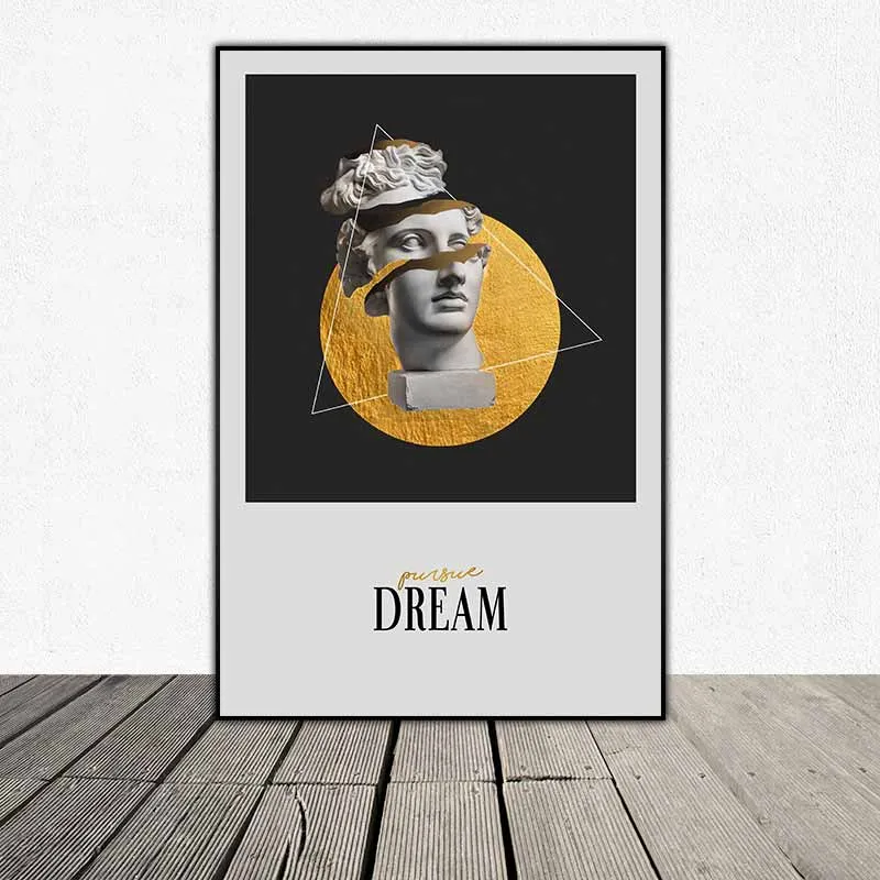 Tranh tượng thạch cao và các đường nét