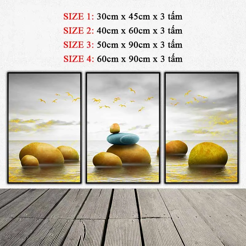 Tranh những tảng đá phong thủy