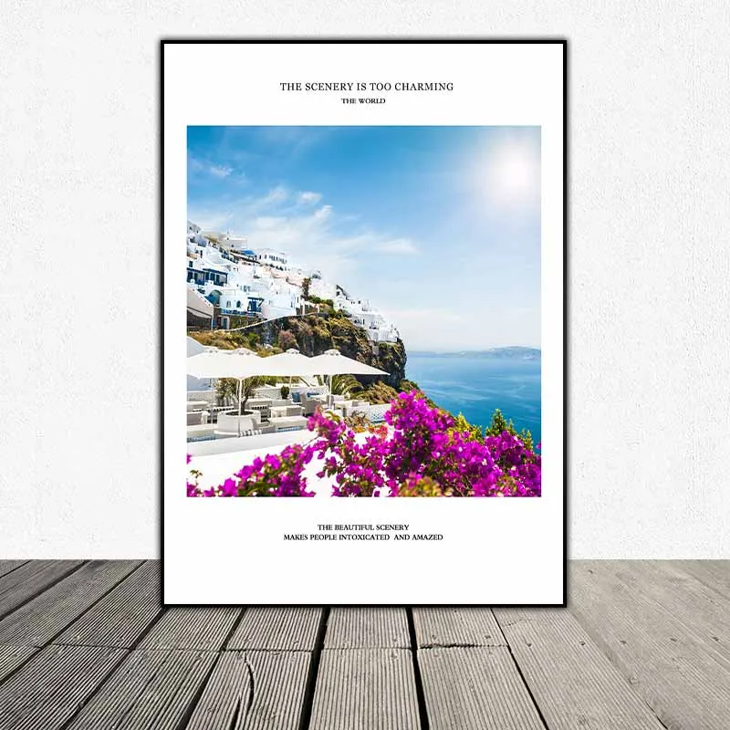 Tranh phong cảnh biển Hy Lạp và nước Ý