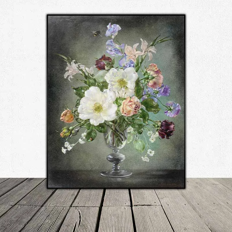 tranh tĩnh vật hoa có tên Summer của họa sĩ Cecil Kennedy