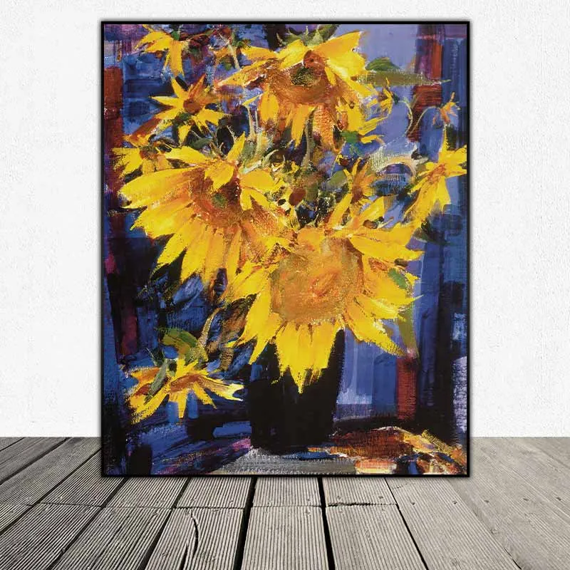 Tranh hoa hướng dương của họa sĩ Nikola Fechin