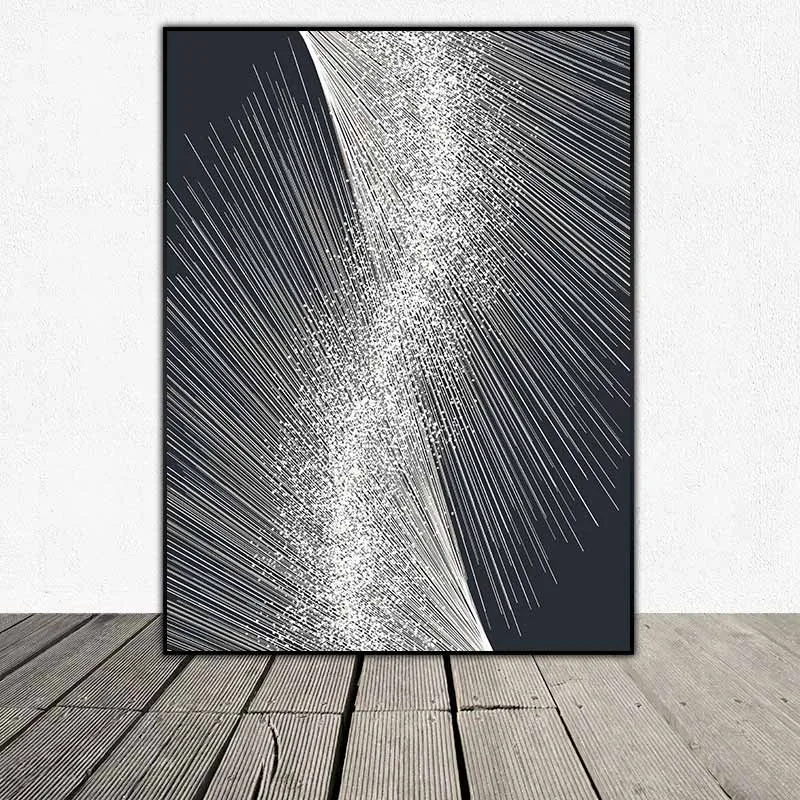 Tranh trừu tượng các tia sáng