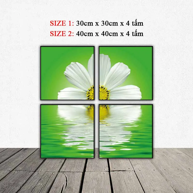 Tranh hoa cúc trắng