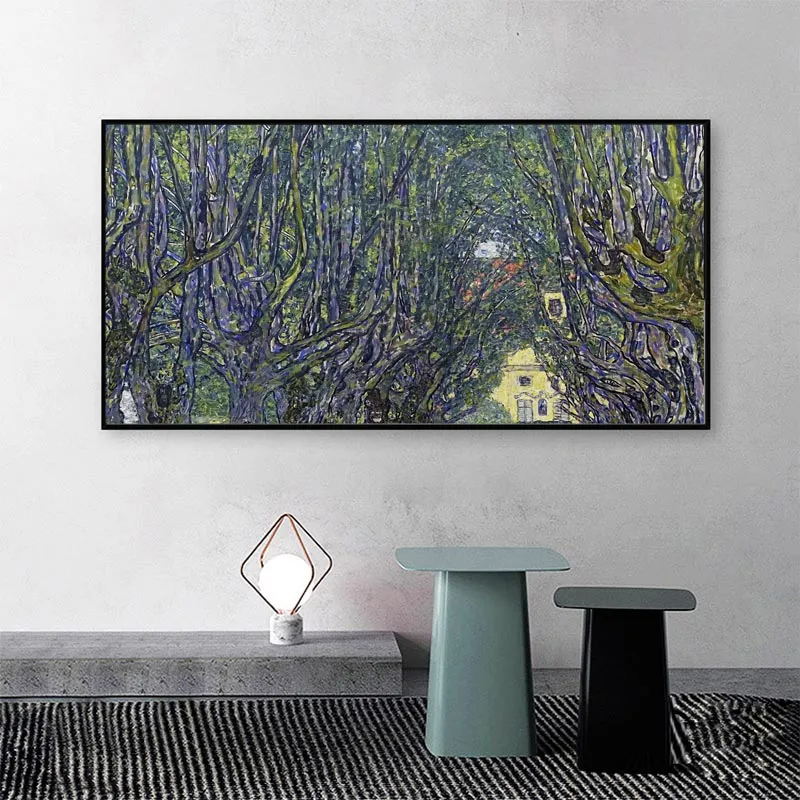 Avenue in Schloss Kammer Park - Lối đi trong Công viên Lâu đài Kammer