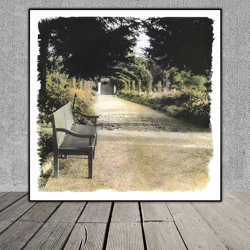 Tranh phong cảnh công viên tại Paris