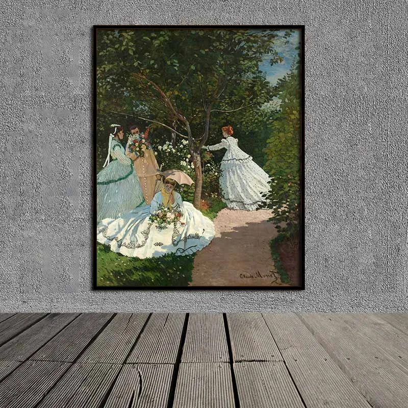 Người phụ nữ trong khu vườn - Claude Monet