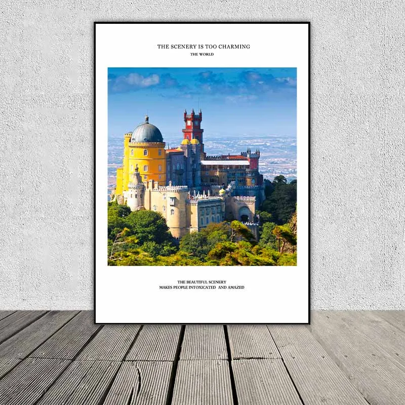 Tranh kiến trúc cung điện Pena, Bồ Đào Nha