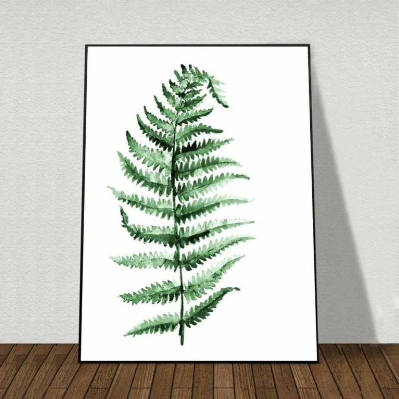 Tranh canvas các loại lá cây nhiệt đới