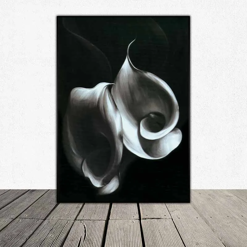 Tranh hoa Tulip, hoa Rum, hoa Vân Môn với nghệ thuật sáng tối