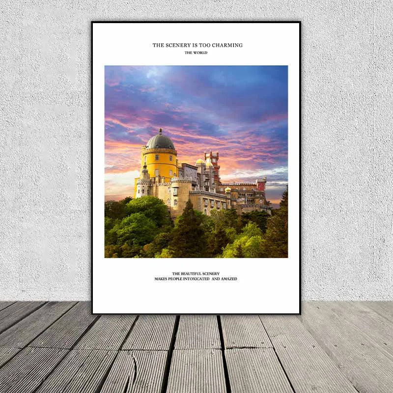 Tranh kiến trúc cung điện Pena, Bồ Đào Nha