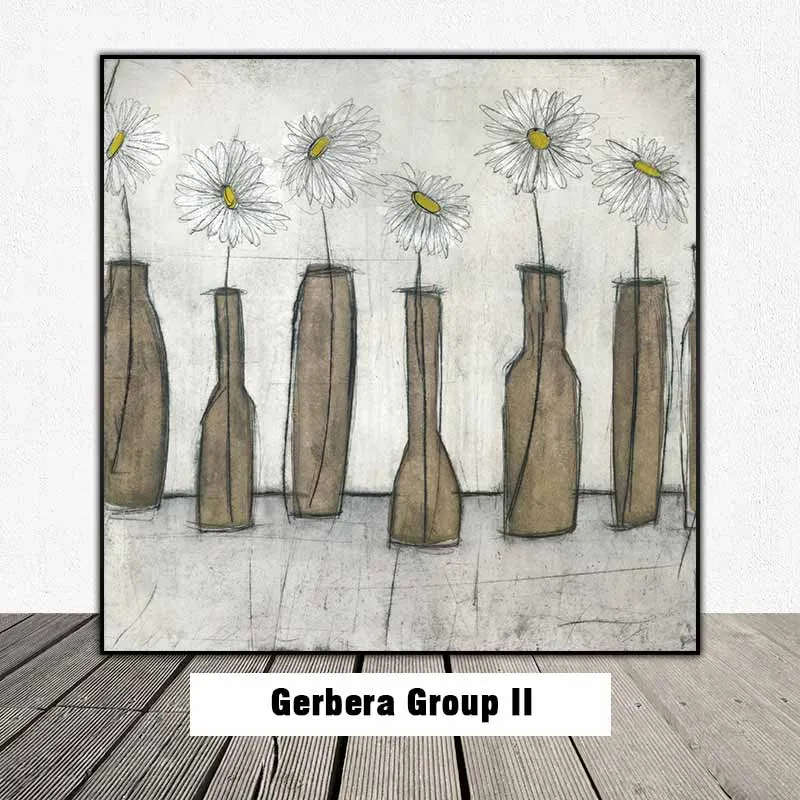 Bộ sưu tập tranh tĩnh vật hoa Đồng Tiền và hoa Tulip của họa sĩ Scott Olson