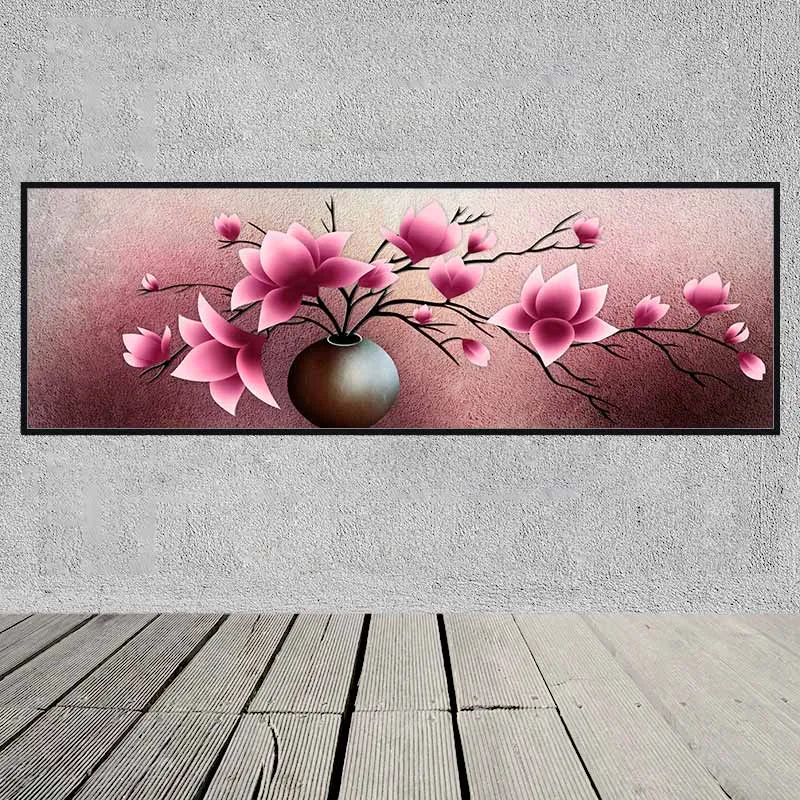 Tranh bình hoa mộc lan