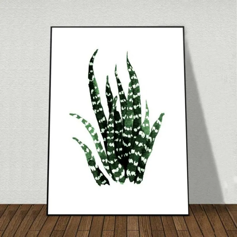 Tranh canvas các loại lá cây nhiệt đới