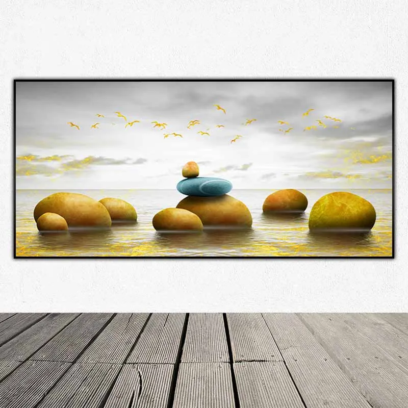 Tranh những tảng đá phong thủy