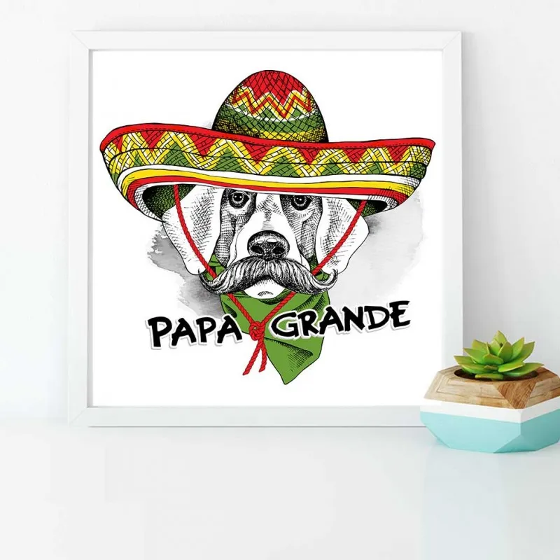 Tranh thời trang nón mũ của thú cưng