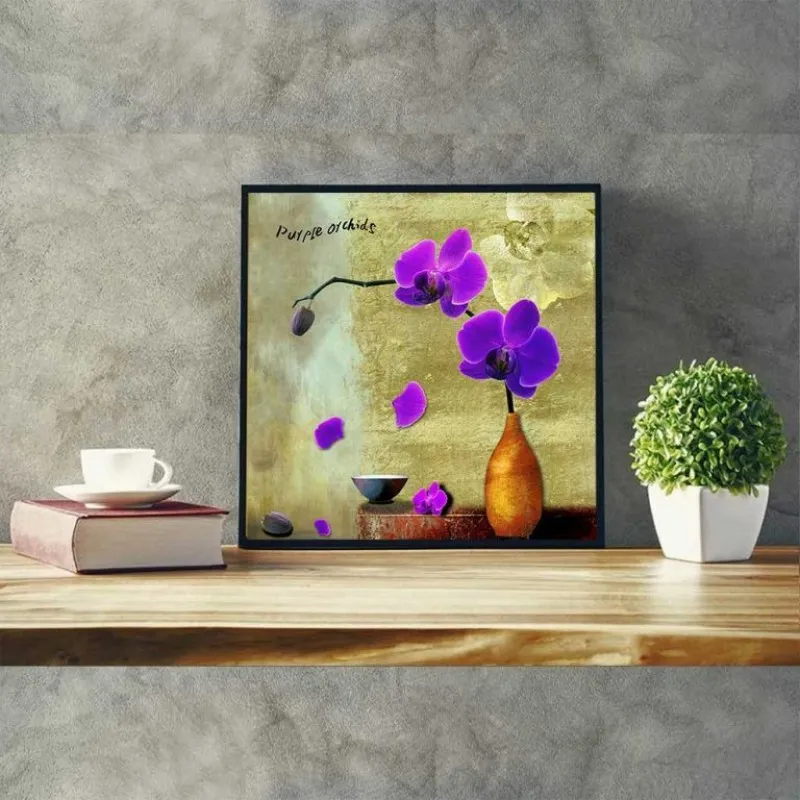 Tranh hoa lan Hồ Điệp