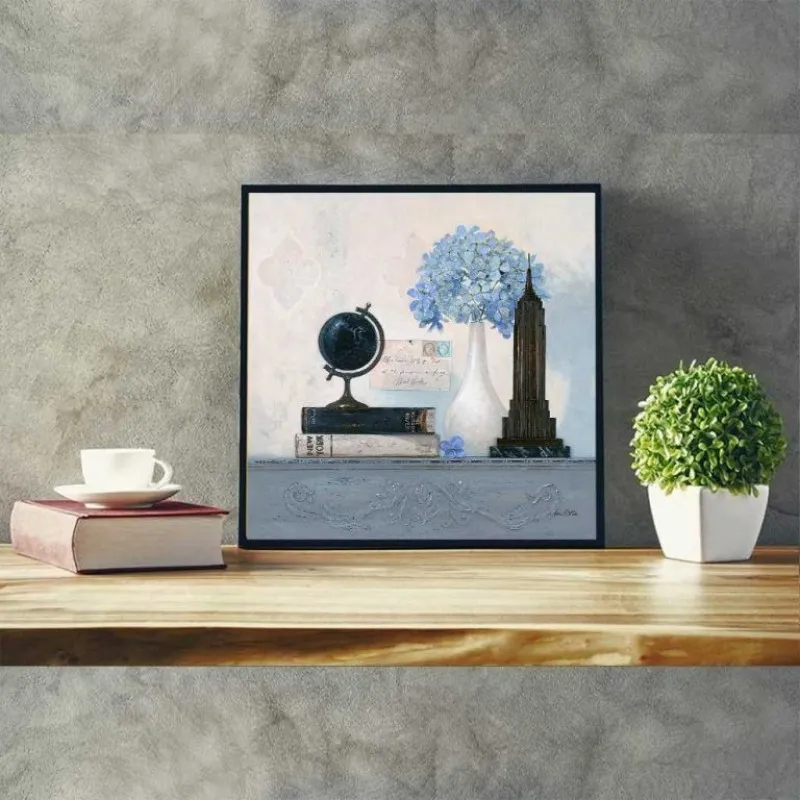 Tranh tĩnh vật hoa cẩm tú cầu