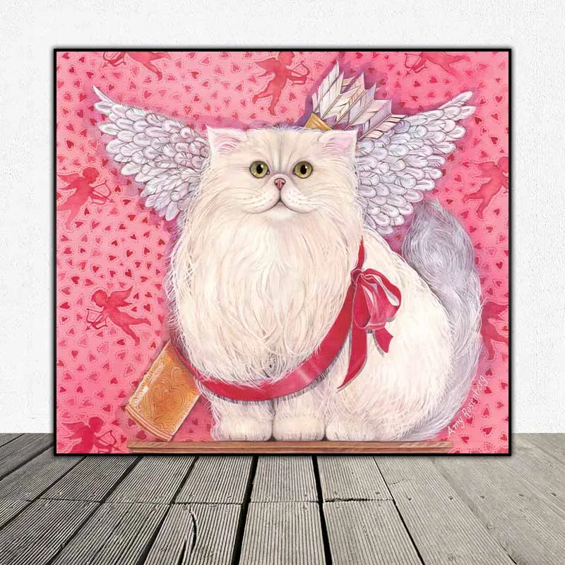 Bộ tranh mèo treo phòng bé của họa sĩ Amy Rosenberg