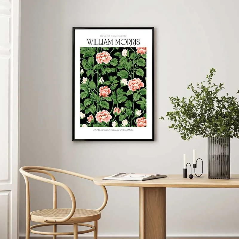 Tranh poster theo phong cách William Morris