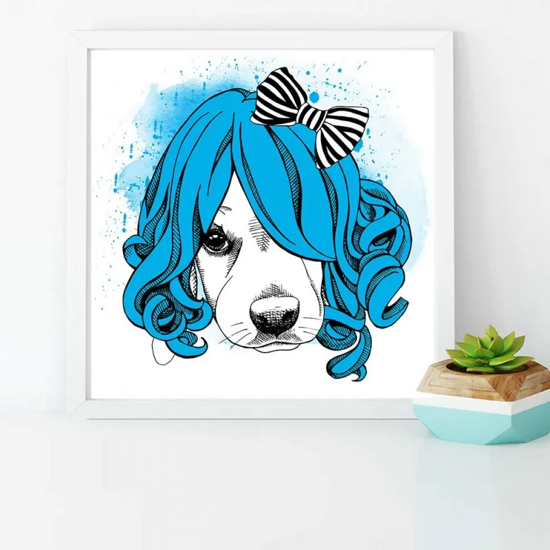 Tranh thời trang nón mũ của thú cưng