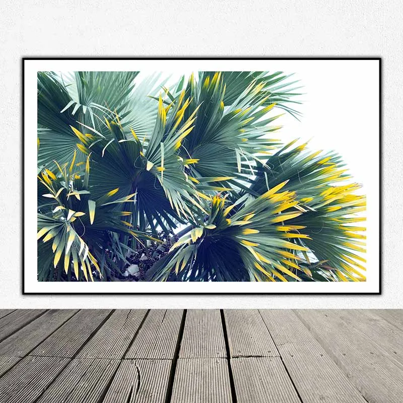 Tranh lá cây xanh tối giản, lấy cảm hứng từ Jacob van Campen, tranh màu nước châu Âu hiện đại