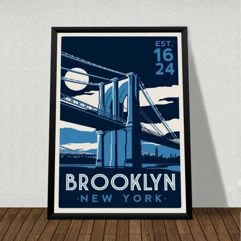 Tranh phong cảnh theo phong cách Vintage