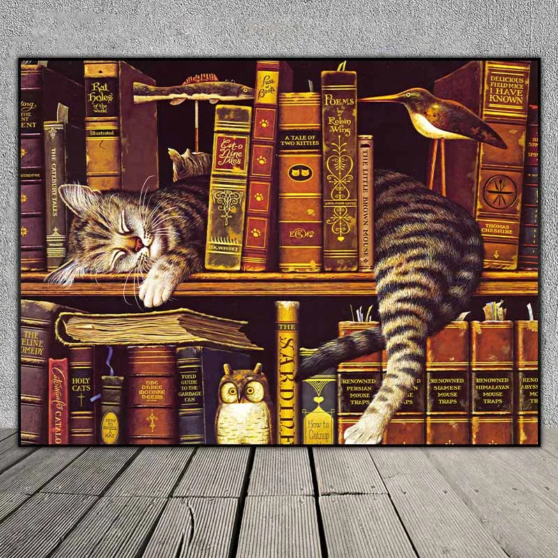 Bộ tranh mèo dễ thương treo phòng bé - Charles M. Wysocki, Jr.