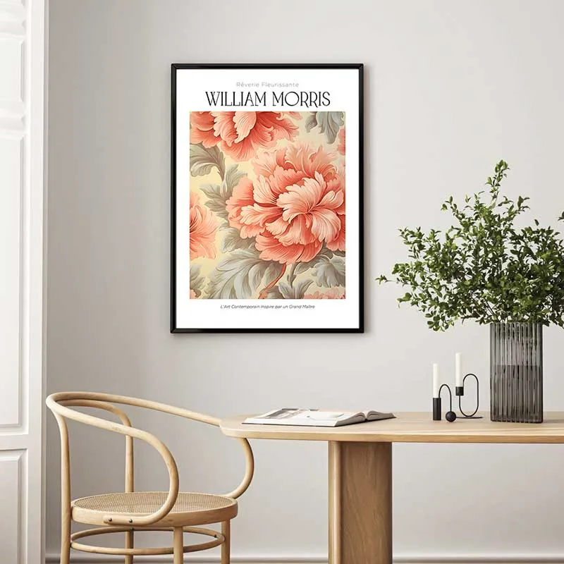Tranh poster theo phong cách William Morris