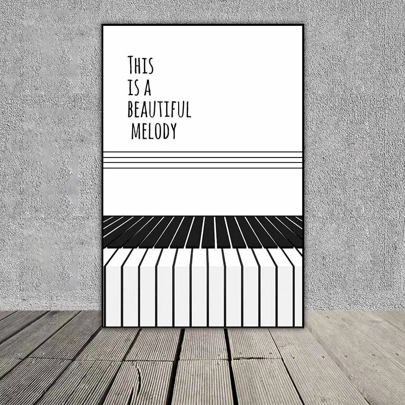 Tranh bản nhạc Love và các phím đàn piano