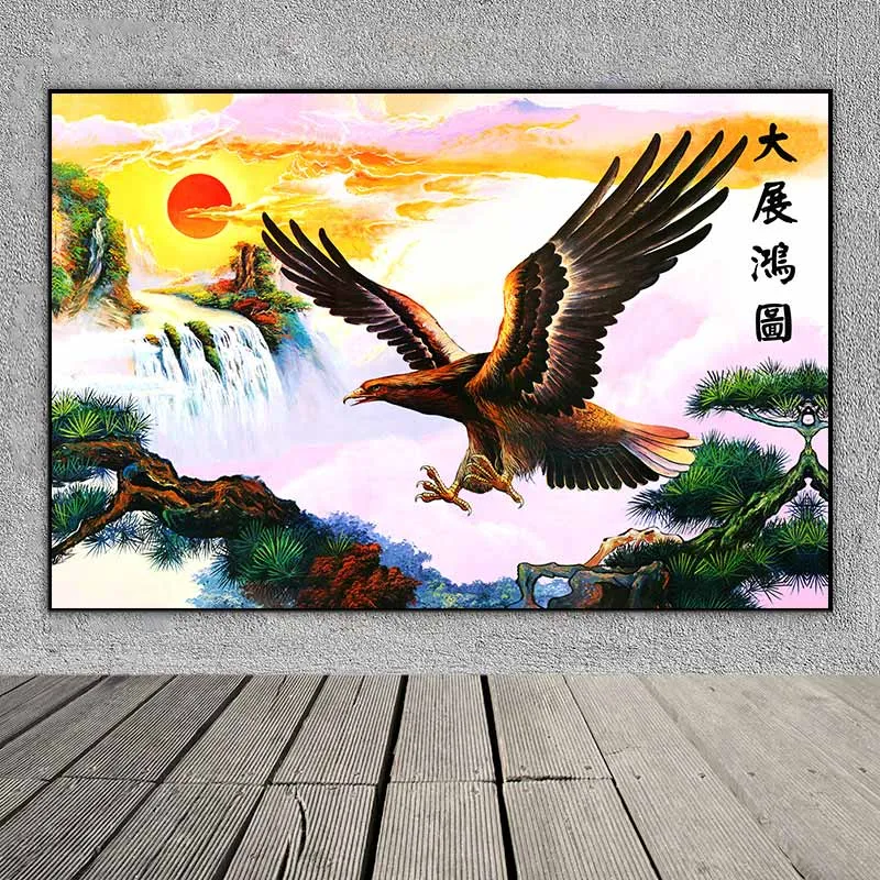 Tranh Đại bàng tung cánh