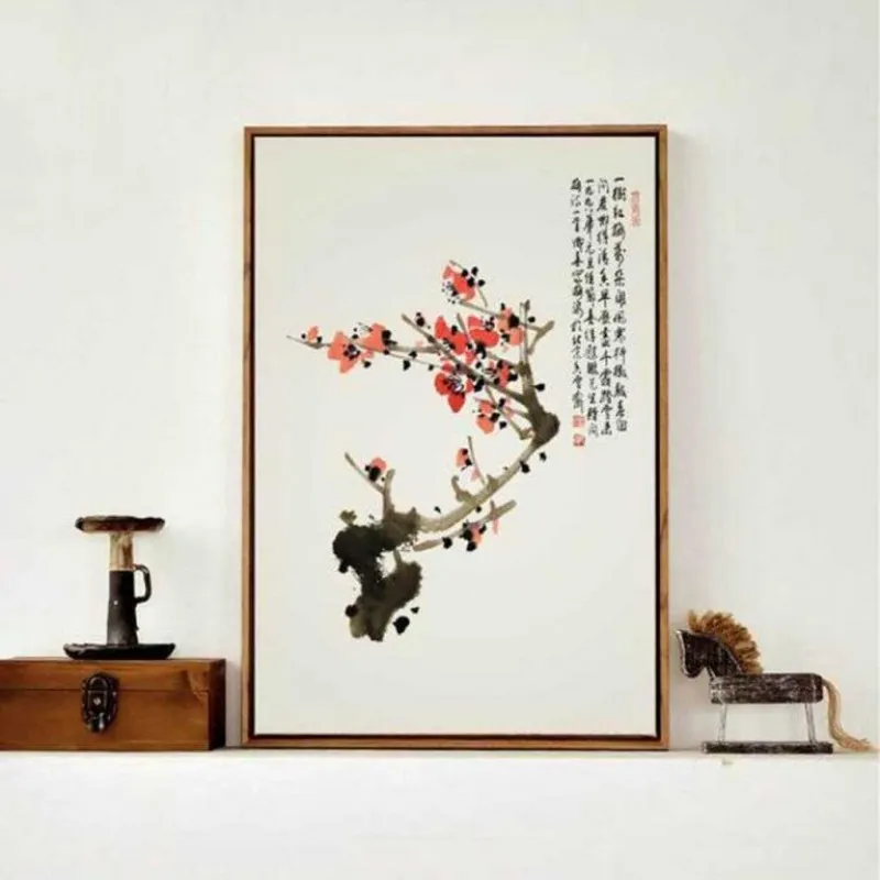 Tranh Đào Lan Cúc Trúc