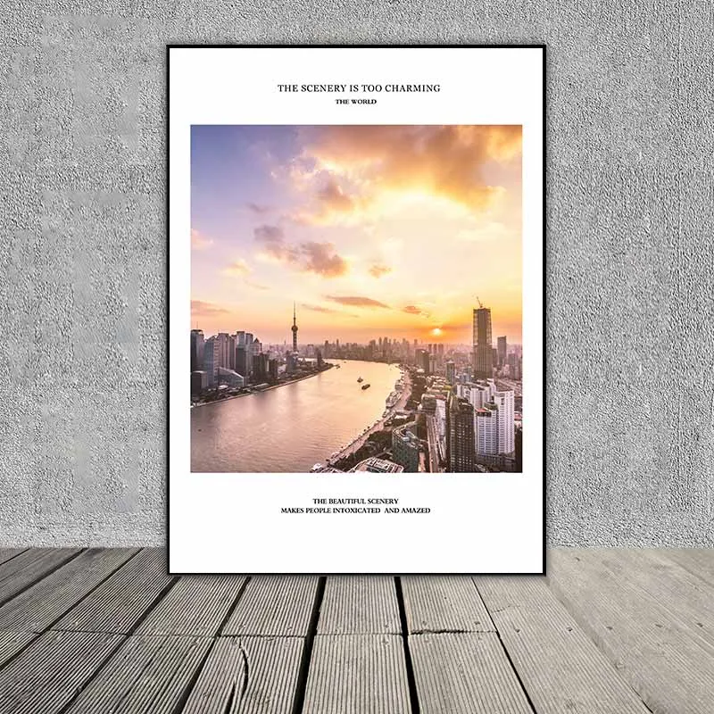 Tranh phong cảnh kênh đào Venezia, Thành phố Thượng Hải và Thành phố Praha