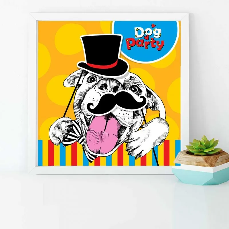 Tranh thời trang nón mũ của thú cưng