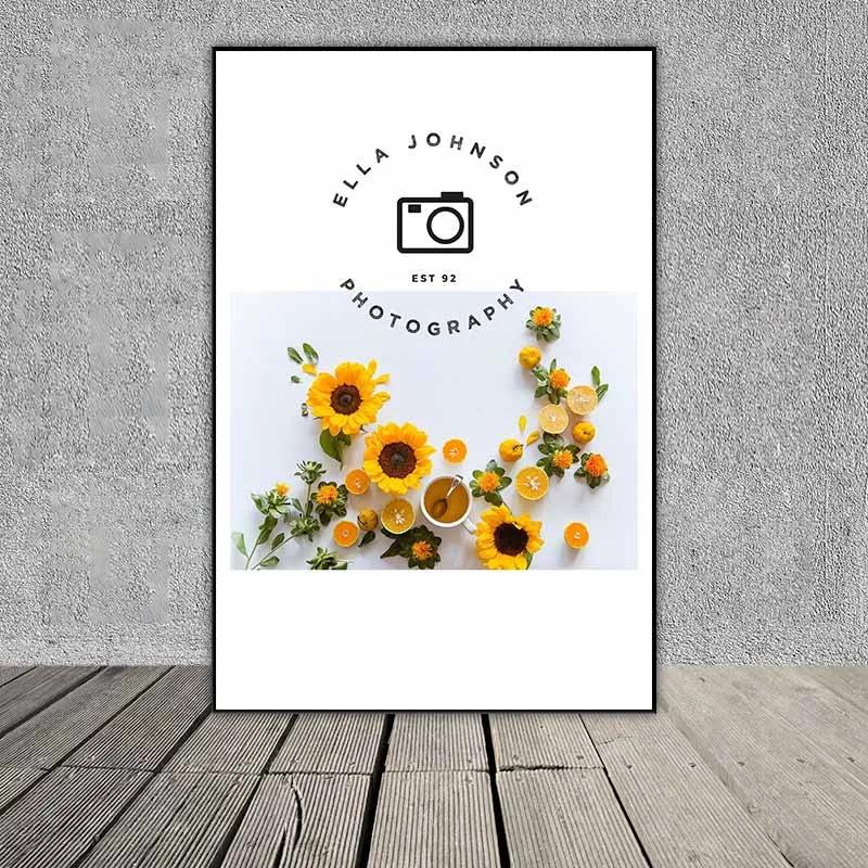 Tranh hoa cúc vàng, bánh kem, bánh mì và tích trà