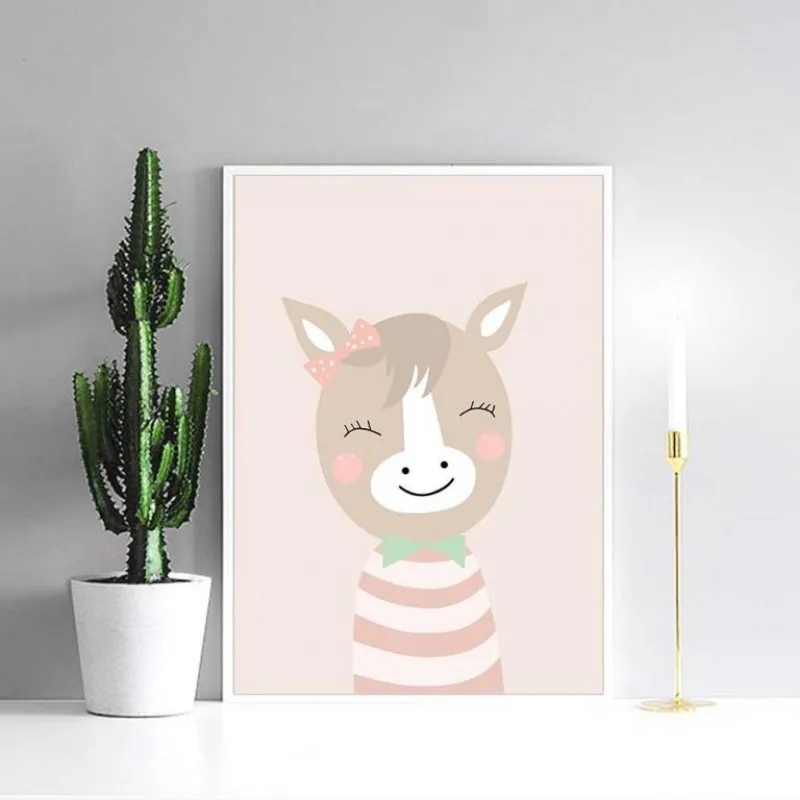 Tranh canvas động vật dễ thương