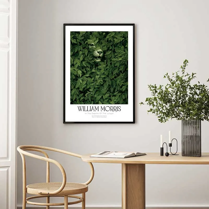 Tranh poster theo phong cách William Morris