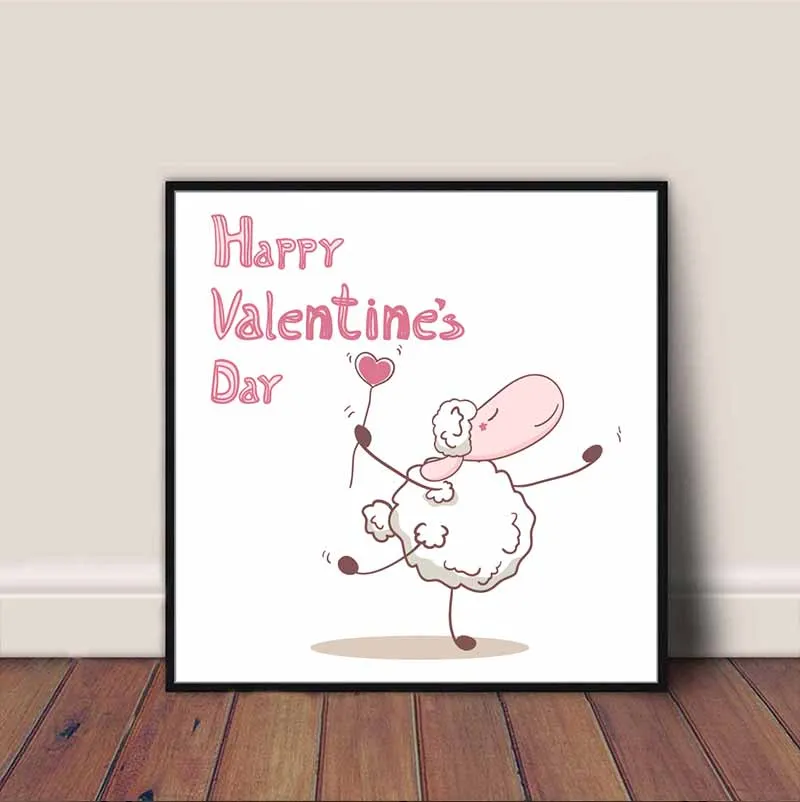 Tranh các loài vật ngộ nghĩnh treo phòng trẻ em