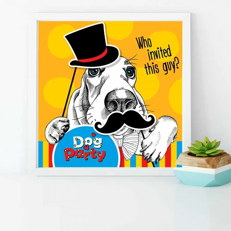 Tranh thời trang nón mũ của thú cưng