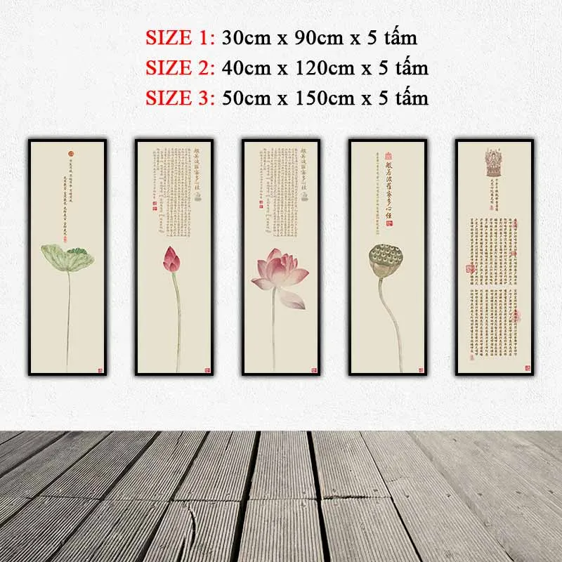 Tranh hoa sen phong cách Trung Quốc