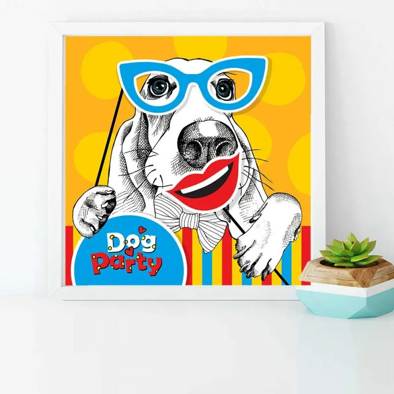 Tranh thời trang nón mũ của thú cưng