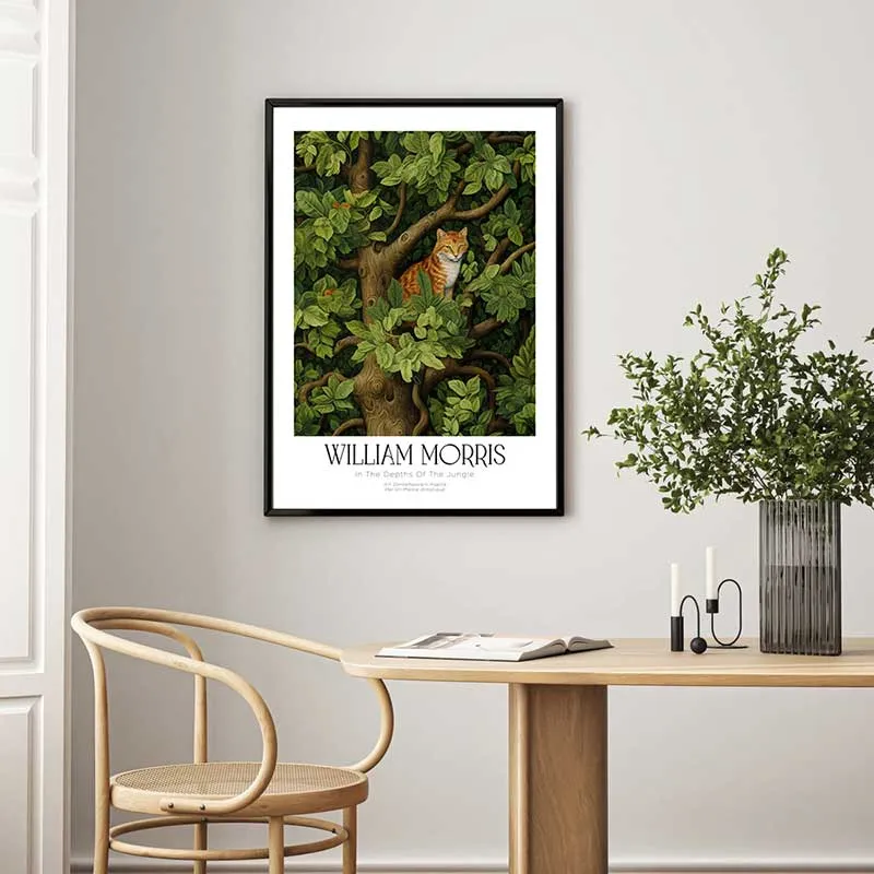 Tranh poster theo phong cách William Morris