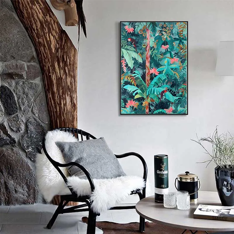 Tranh chủ đề du lịch rừng cho các bé đam mê khám phá