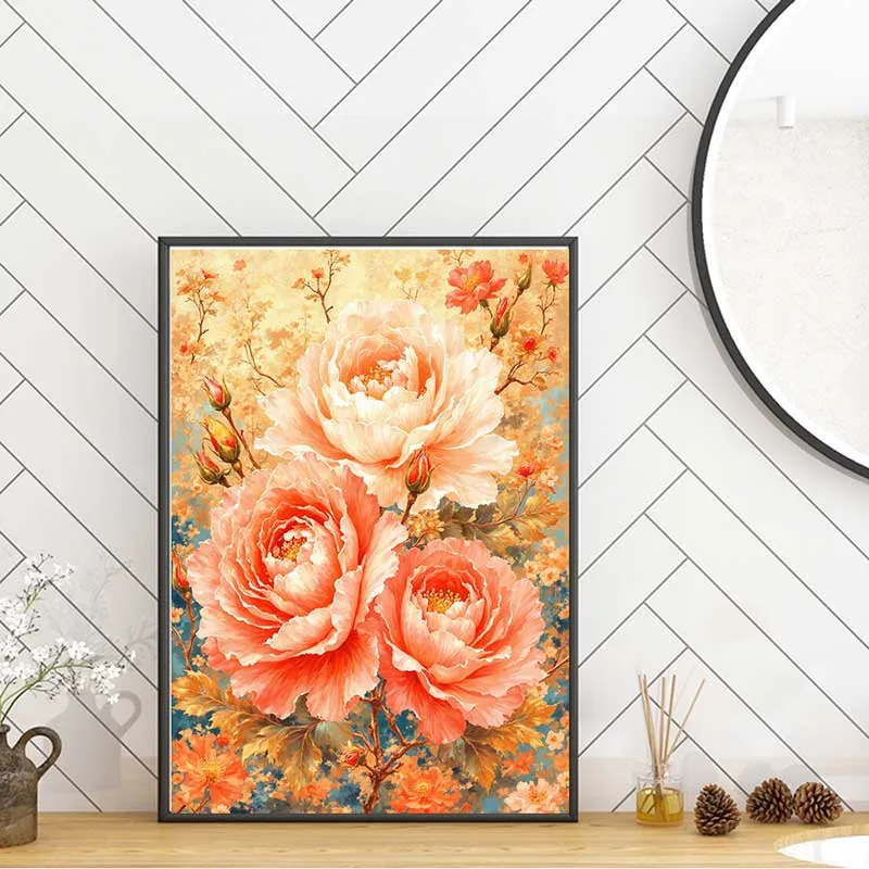 Tinh tế à lãng mạn với tranh canvas hoa hồng