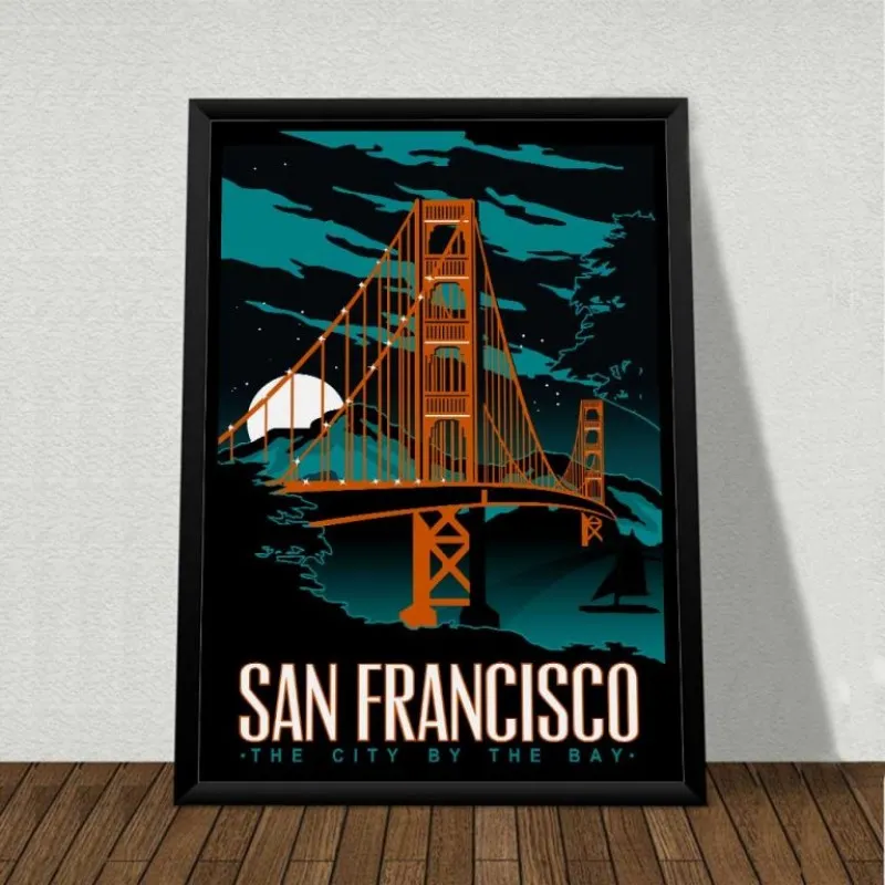 Tranh phong cảnh theo phong cách Vintage