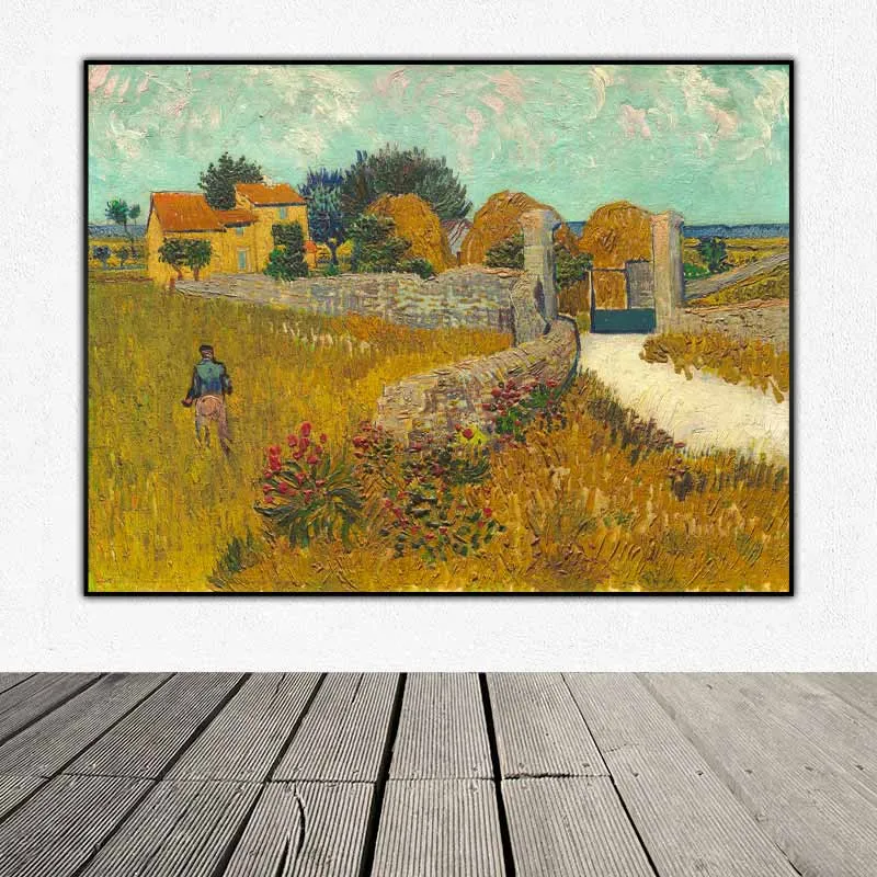 Nhà Nông ở Provence": Khúc Giao Hưởng Ánh Sáng và Màu Sắc của Van Gogh tại Arles