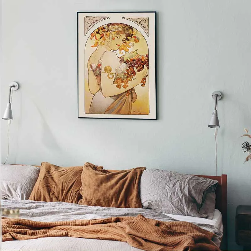 Nâng tầm trang trí nhà của bạn: Với nghệ thuật Tân nghệ thuật quyến rũ của Mucha