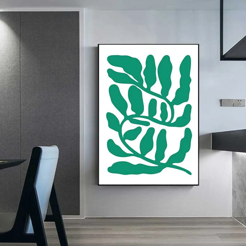 Tranh hoa lá theo phong cách họa sĩ Matisse